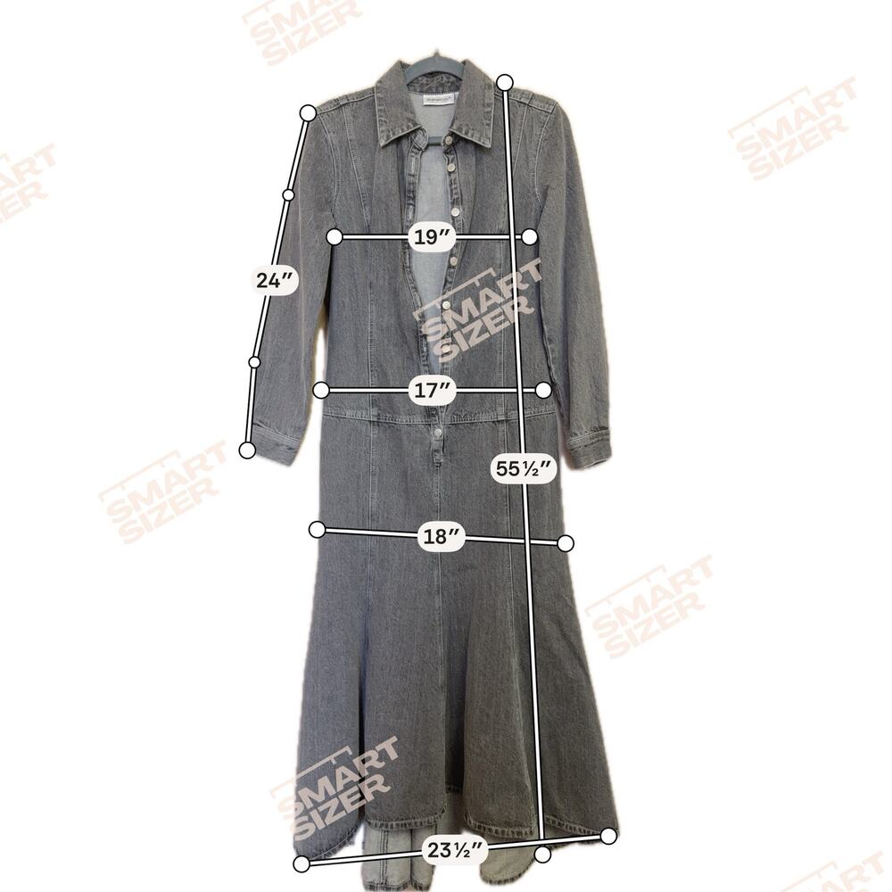Vintage 90s Jeanology black Denim dress womens size 10 100% cotton